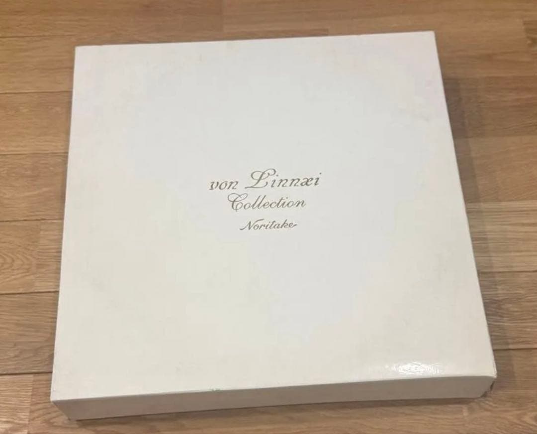 【新品】Noritake ノリタケ リンネコレクション特製額装入り皿時計 花時計