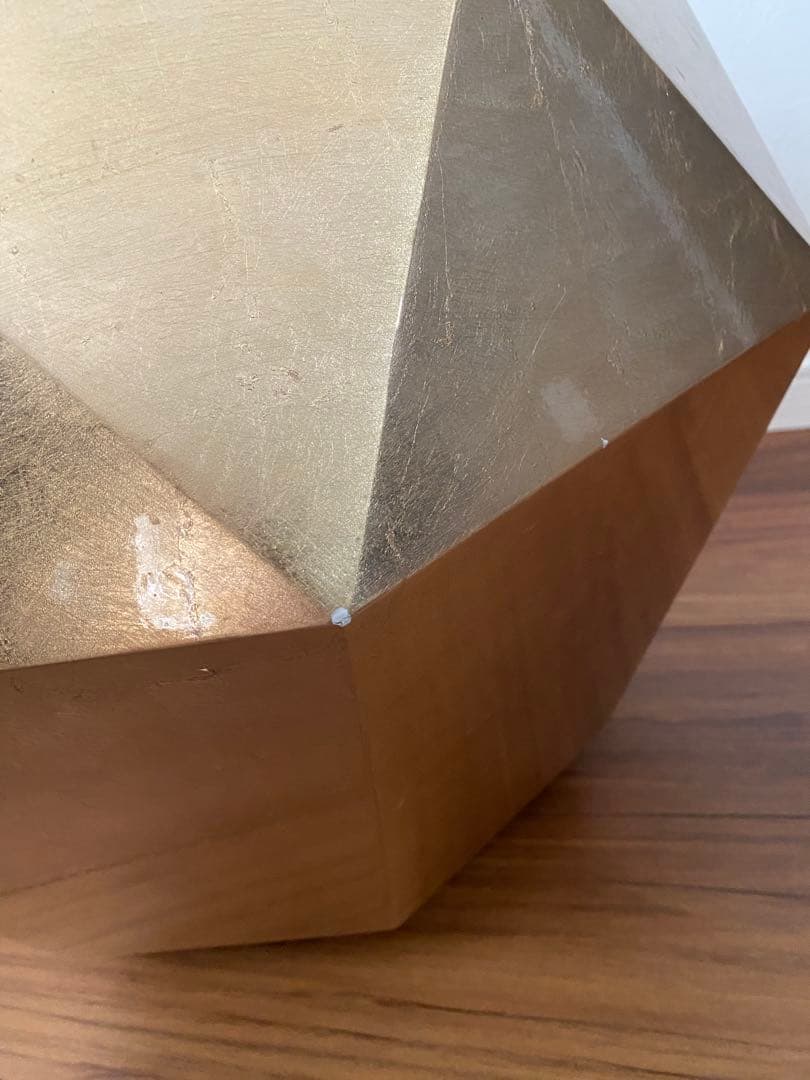 Francfranc フランフラン　ゴールドサイドテーブル