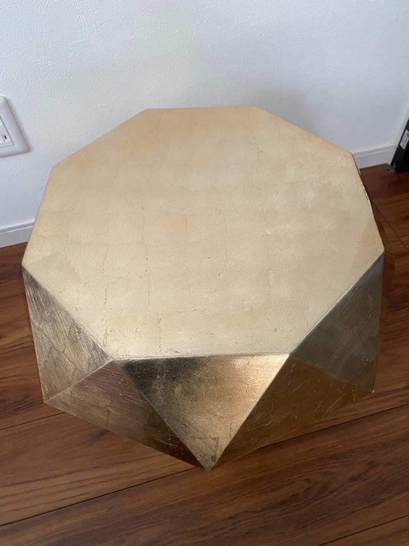 Francfranc フランフラン　ゴールドサイドテーブル