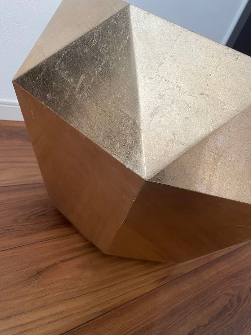 Francfranc フランフラン　ゴールドサイドテーブル