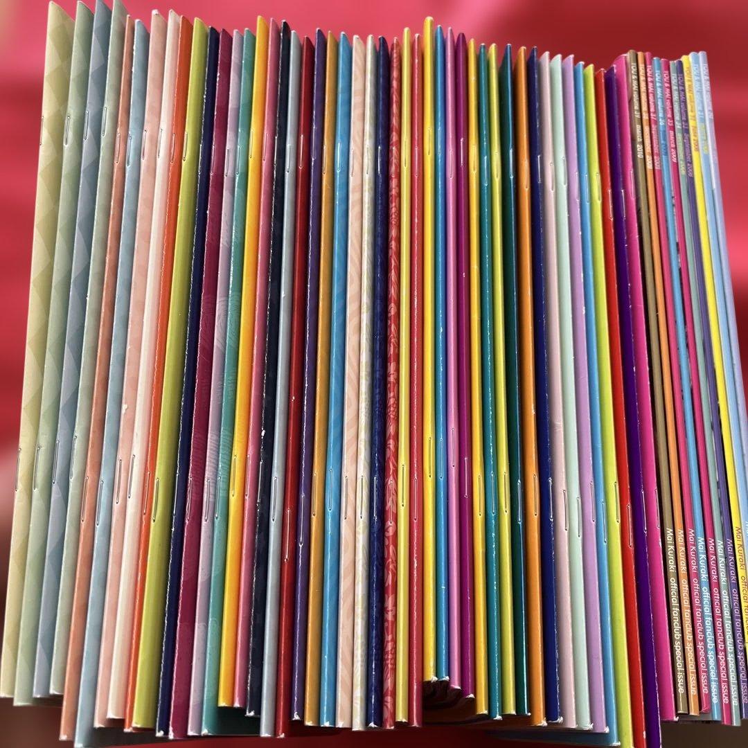 週末値下！倉木麻衣ファンクラブ会報誌おまとめvol.30〜85 ／56冊