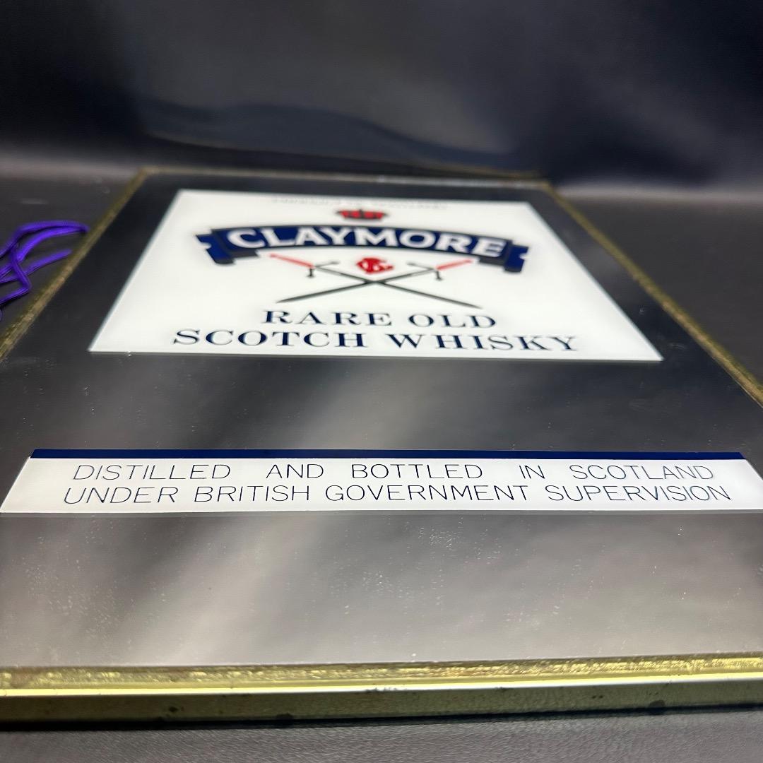 ♡J21002 ヴィンテージ パブミラー CLAYMORE 壁掛け インテリア