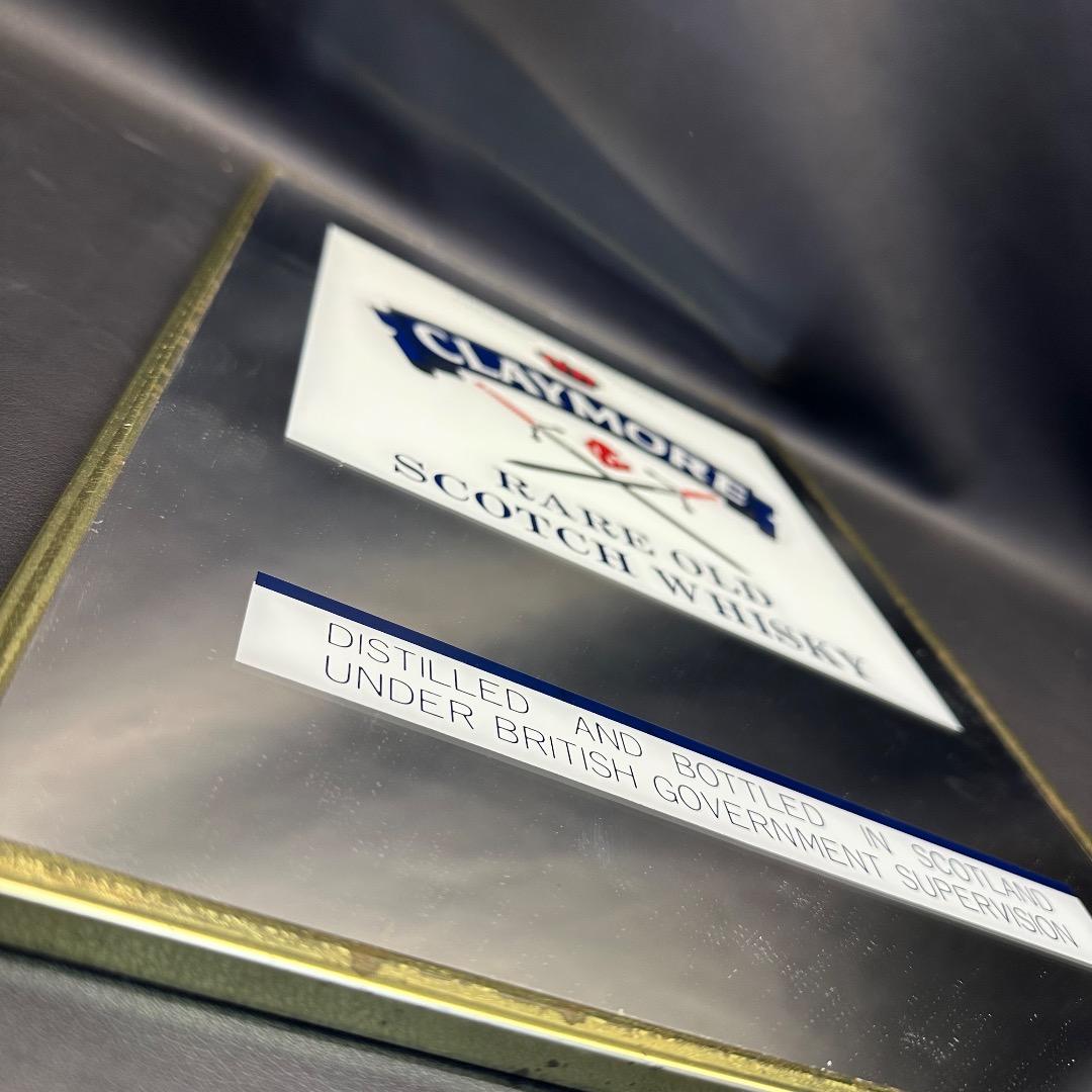 ♡J21002 ヴィンテージ パブミラー CLAYMORE 壁掛け インテリア