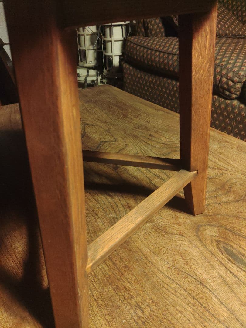 希少　ウイスキーオーク　スツール　無垢　ヴィンテージ　アンティーク　椅子　チェア