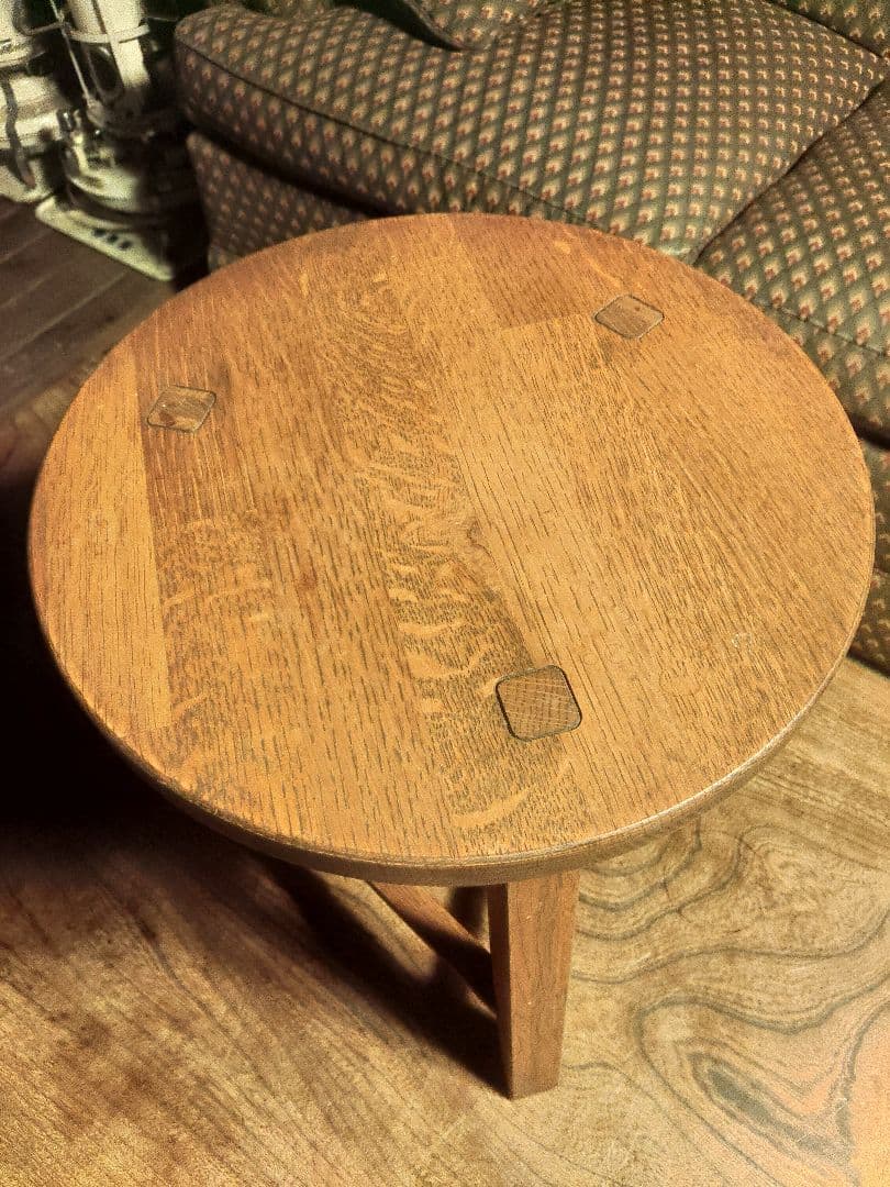 希少　ウイスキーオーク　スツール　無垢　ヴィンテージ　アンティーク　椅子　チェア