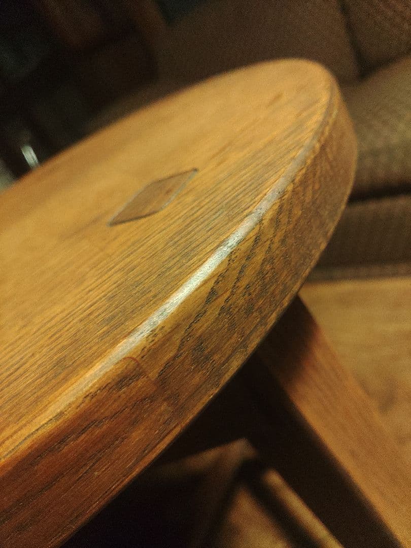希少　ウイスキーオーク　スツール　無垢　ヴィンテージ　アンティーク　椅子　チェア