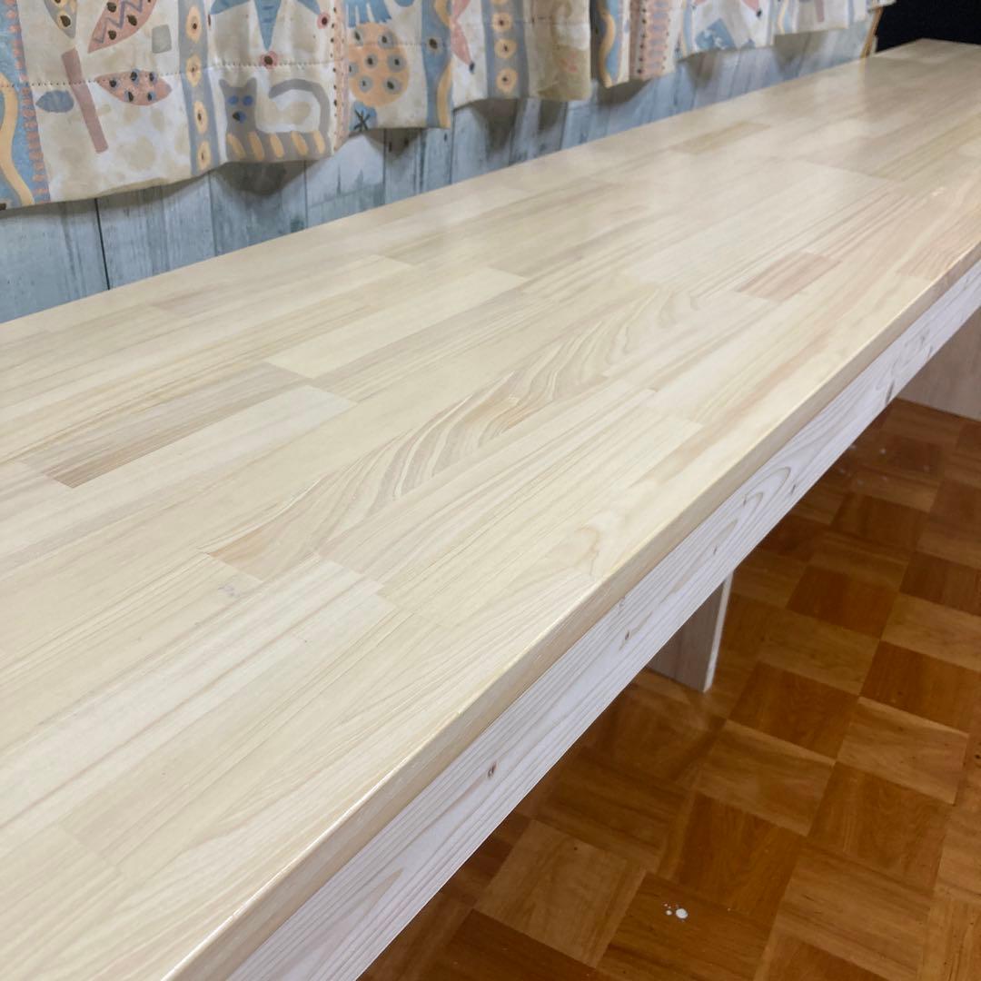 机 テーブル カウンター 幅245cm パイン集成材