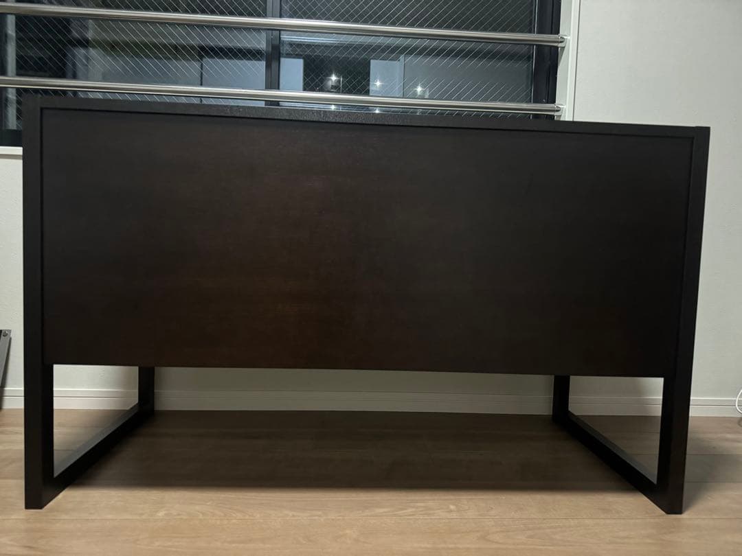 IDC大塚家具 デスク　カルラ オークダークブラウン モダン 松永工房　美品