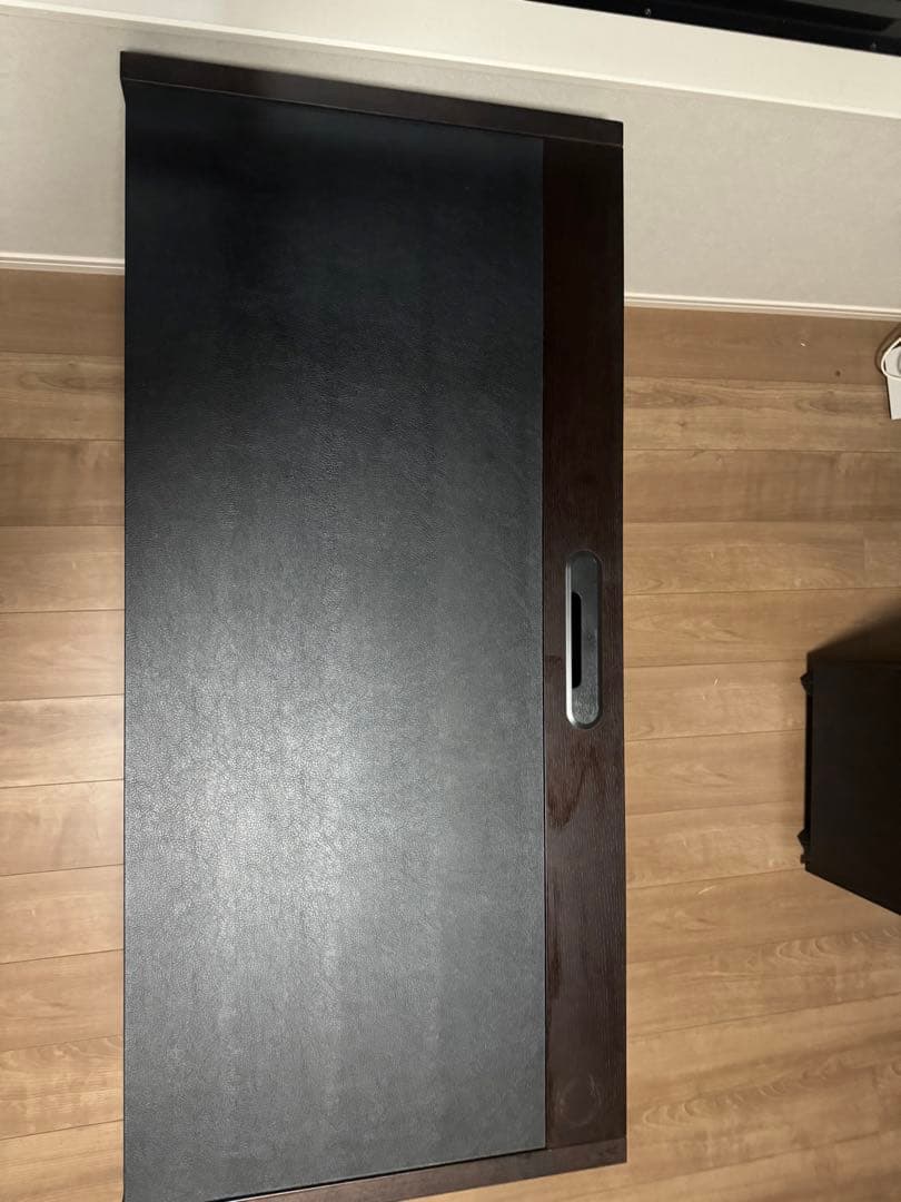 IDC大塚家具 デスク　カルラ オークダークブラウン モダン 松永工房　美品