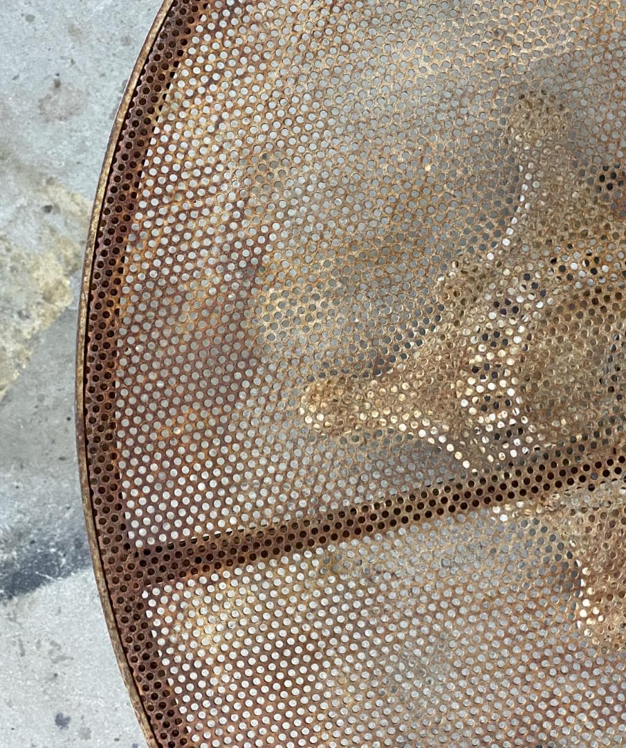 フランス アンティーク Cast Iron Round Bistro Table