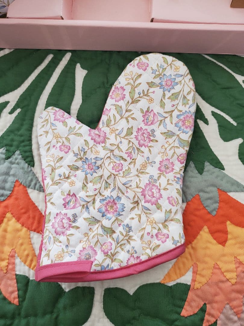 【新品未使用】ピースルピナス エジリー 花柄 鍋 やかん 昭和レトロ ホーロー鍋