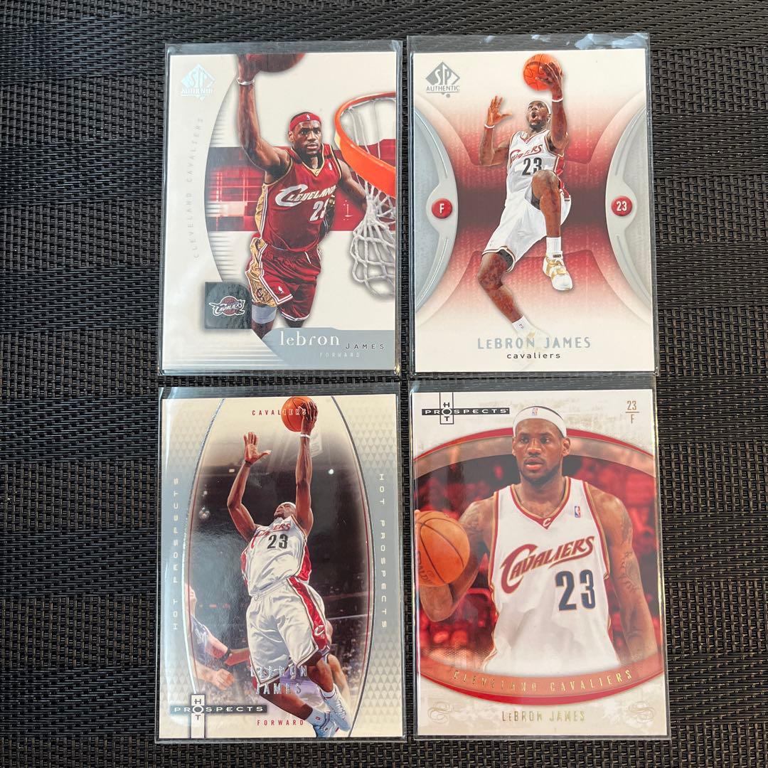 NBA カード レブロン ジェームズ 初期キャブス レギュラー4枚セット