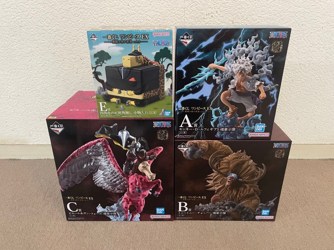 最安値一番くじ ワンピースEX悪魔を宿す者達Ａ賞Ｂ賞Ｃ賞Ｅ賞オマケ付13点SET