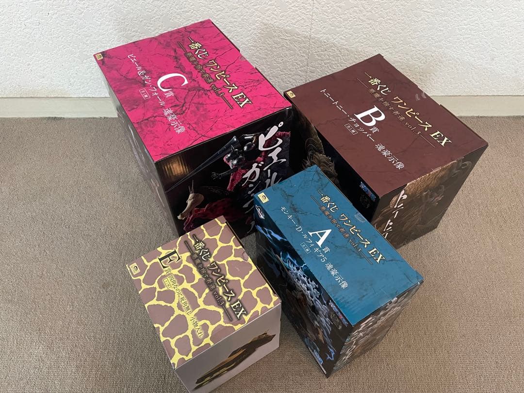 最安値一番くじ ワンピースEX悪魔を宿す者達Ａ賞Ｂ賞Ｃ賞Ｅ賞オマケ付13点SET