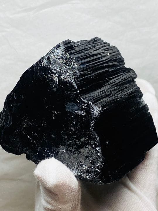 天然石　お守り　ブラック　トルマリン 1014g 107㍉