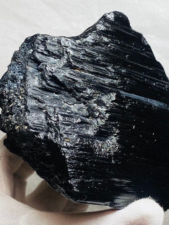 天然石　お守り　ブラック　トルマリン 1014g 107㍉