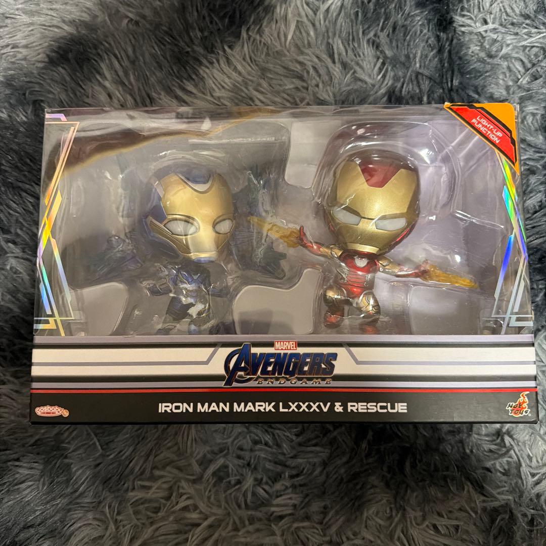 コスベイビー】 アイアンマン・マーク85＆レスキュー（飛行版）2体