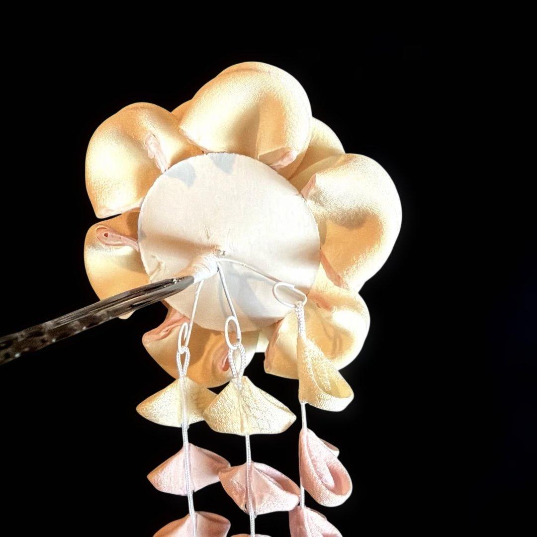 日本髪 髪飾り 七五三(7歳)～成人式 ピンク