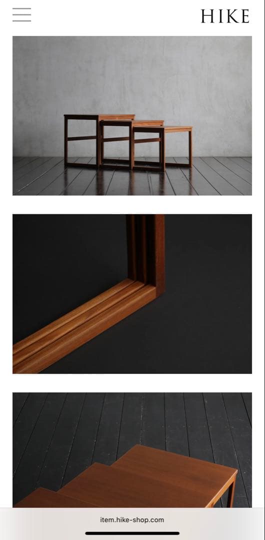 ネストテーブル HIKE チークSvanteSkogh SeffleMobler