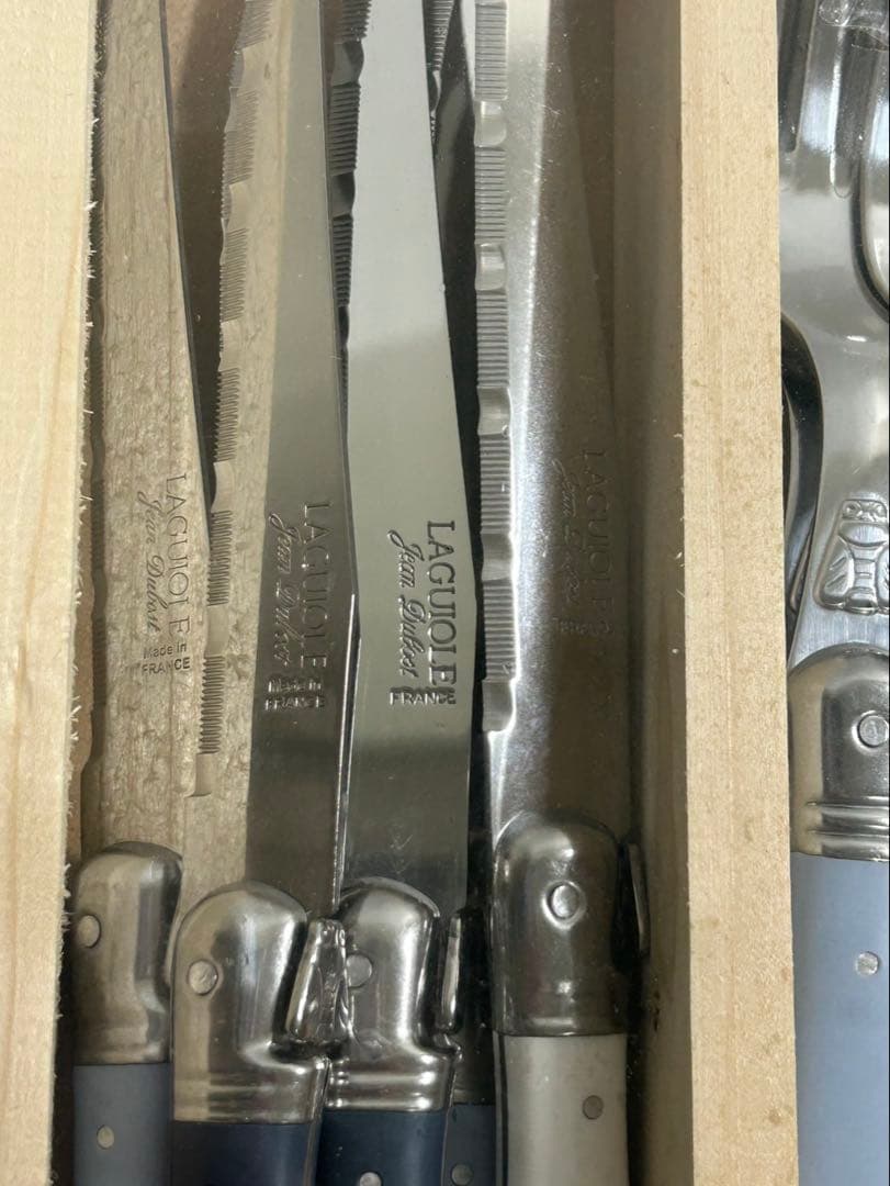 Laguiole カトラリーセット 24本 木箱付き ラギオール フランス製