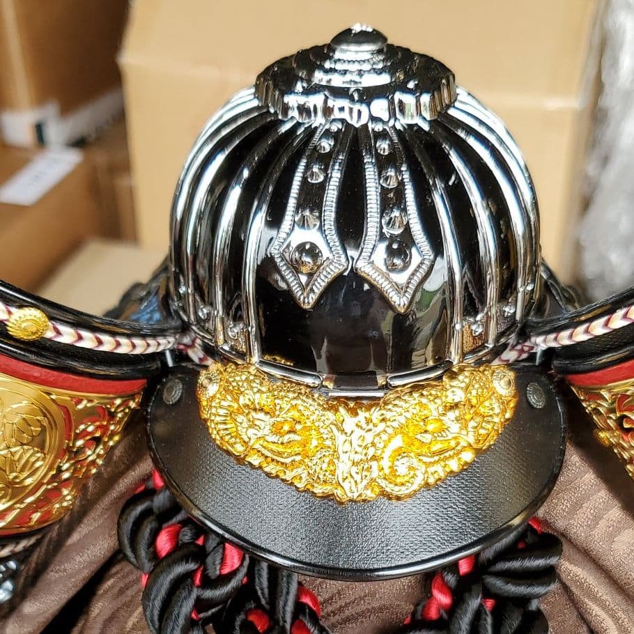 ワケあり□12号　宝童作　五月人形 兜飾り　名将　徳川家康