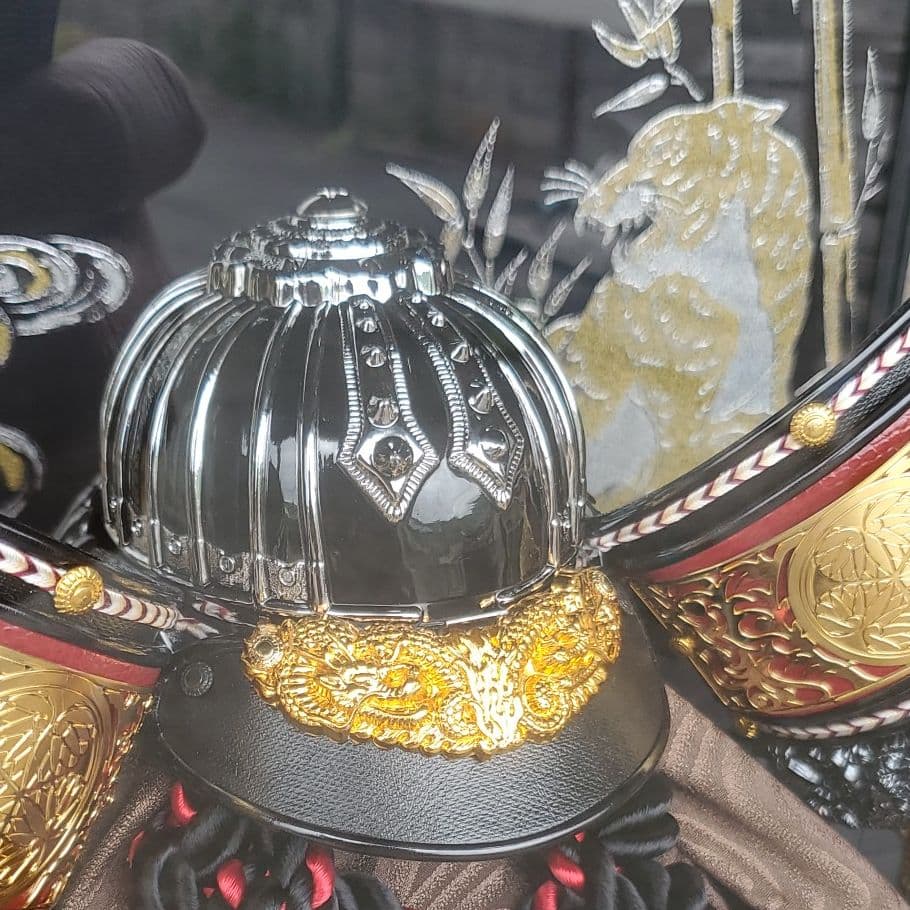 ワケあり□12号　宝童作　五月人形 兜飾り　名将　徳川家康