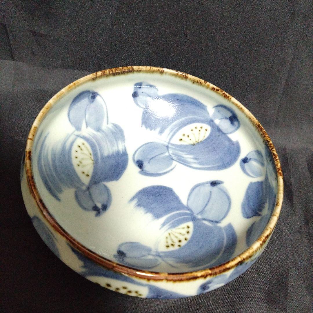 新品未使用 波佐見焼 斉山窯 太田恵 蓋物 物入れ 蓋付き鉢 菓子鉢