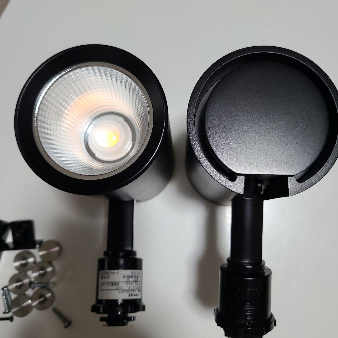 スポットライト 2個セット ブラック 100V 9W
