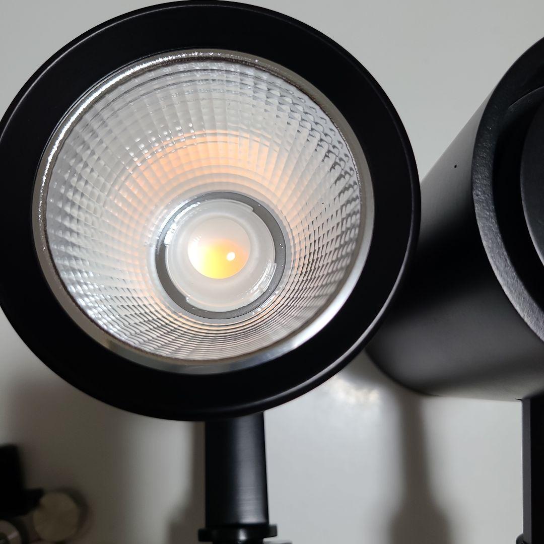 スポットライト 2個セット ブラック 100V 9W