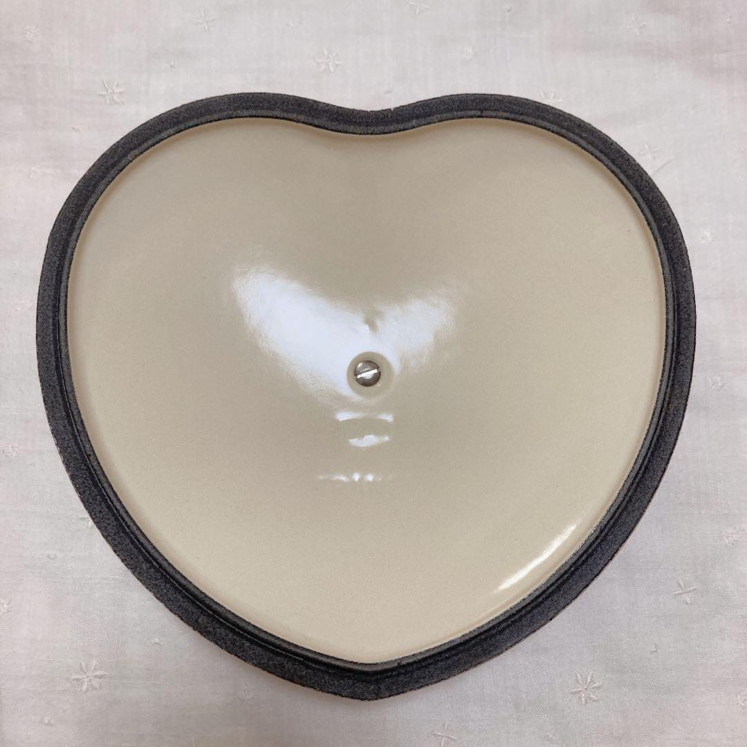 【タイムセール】LE CREUSET ハート型 鍋 ピンク　ココットダムール