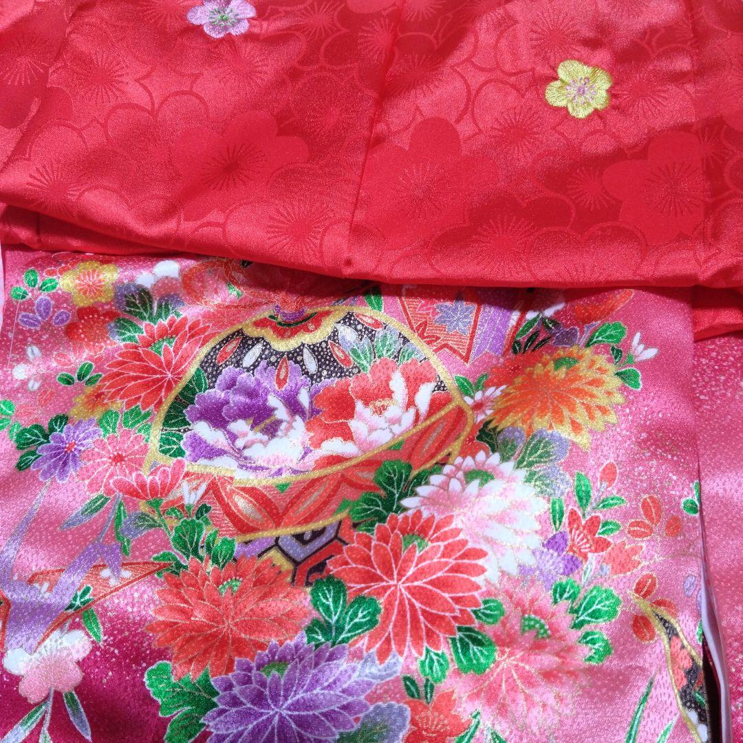 美品★美しいグラデーションの被布と着物と小物★七五三