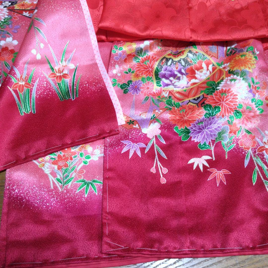 美品★美しいグラデーションの被布と着物と小物★七五三