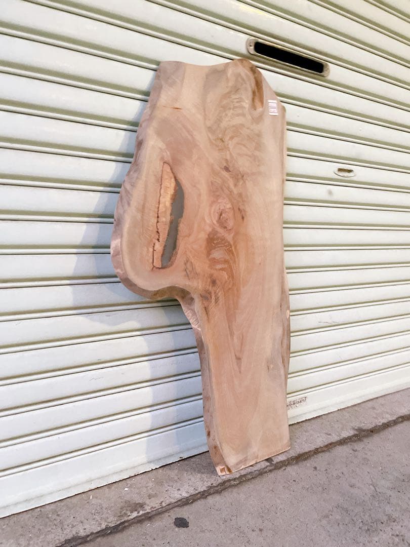 天然　カバ　木材　天板　無垢材　一枚板　テレビ台　レジン　デスク　机