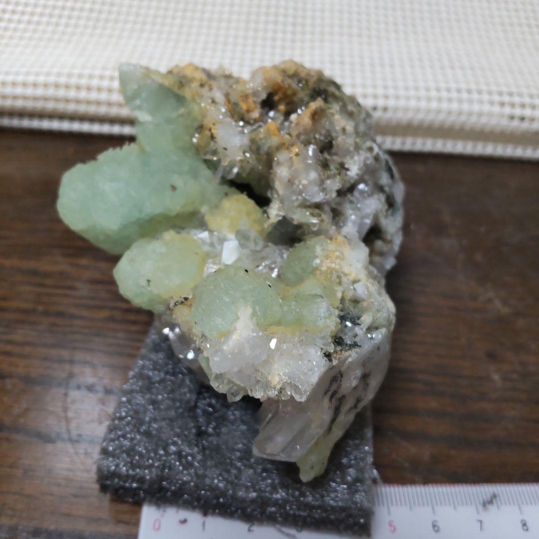 ぶどう石、魚眼石(494g、美標本)