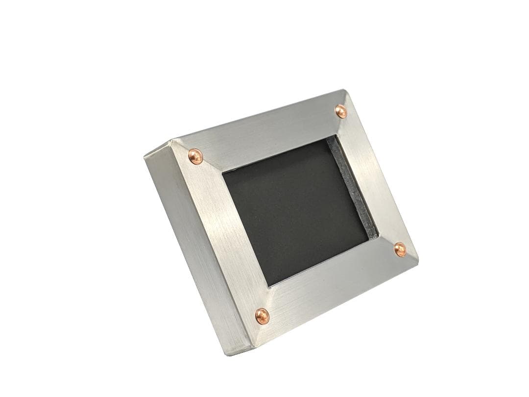 ステンレス製　フォトフレーム　丸鋲打ち　L版サイズ