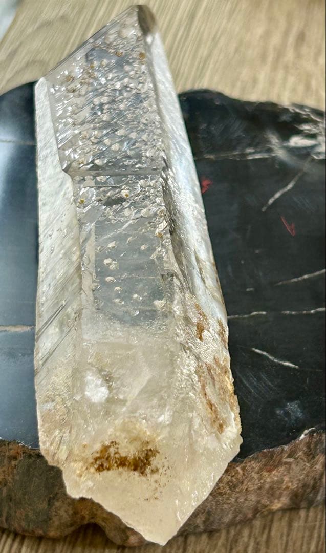 ディアマンティーナ産 スターブラリークォーツ 星屑を閉じ込めた高透明ポイント