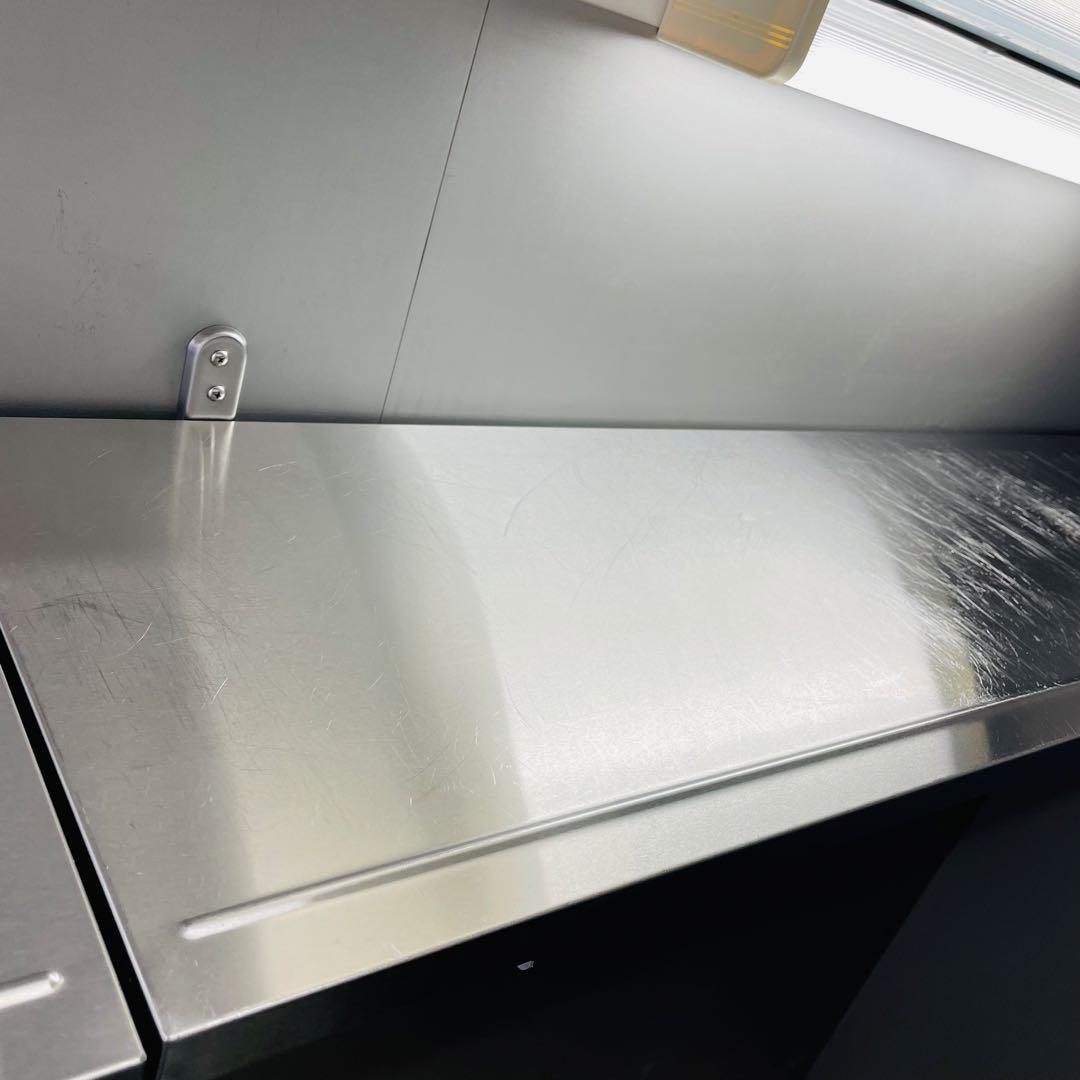 ①②タニコー tanico 業務用 ステンレス壁付け棚 2個セット 150×35