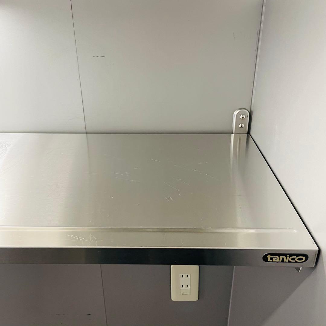 ①②タニコー tanico 業務用 ステンレス壁付け棚 2個セット 150×35
