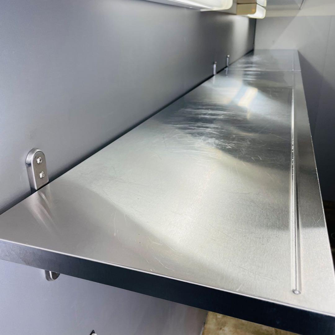 ①②タニコー tanico 業務用 ステンレス壁付け棚 2個セット 150×35