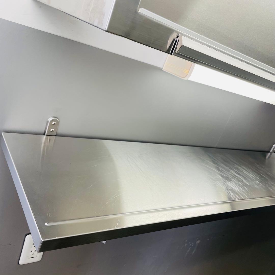 ①②タニコー tanico 業務用 ステンレス壁付け棚 2個セット 150×35