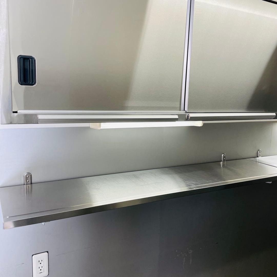 ①②タニコー tanico 業務用 ステンレス壁付け棚 2個セット 150×35