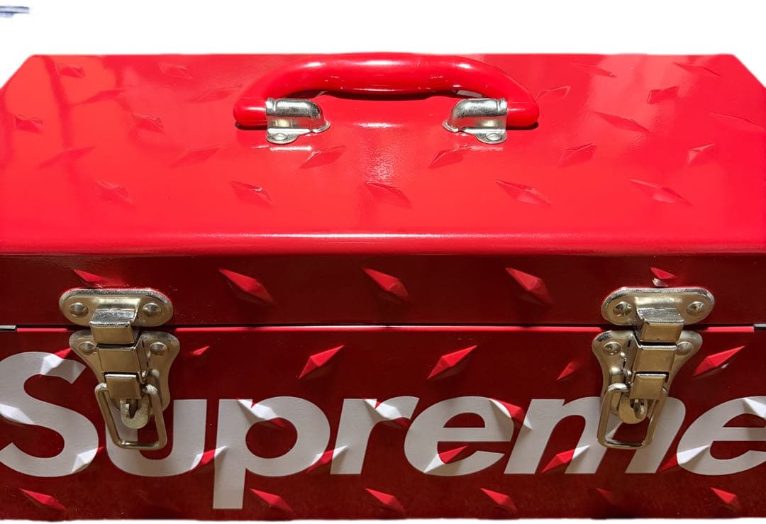 Supreme 2018FW ツールボックス 赤Diamond Plate 大型