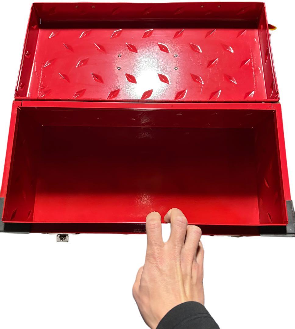 Supreme 2018FW ツールボックス 赤Diamond Plate 大型