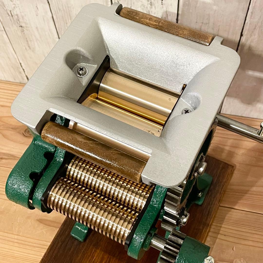 小野式製麺機 両刃 【2507-07】 説明書コピー有り 冷たい麺にも