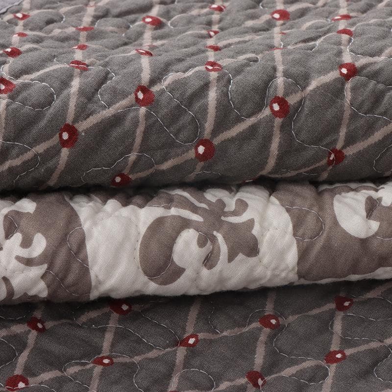 キルトベッドカバー3点セット綿マルチカバー キルティング lsyy01