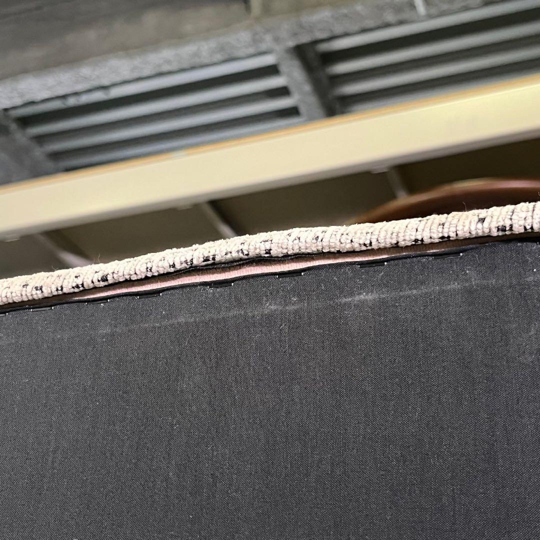 Keyuca ケユカ 木製アームラブソファ 2人掛け　ミックスグレー