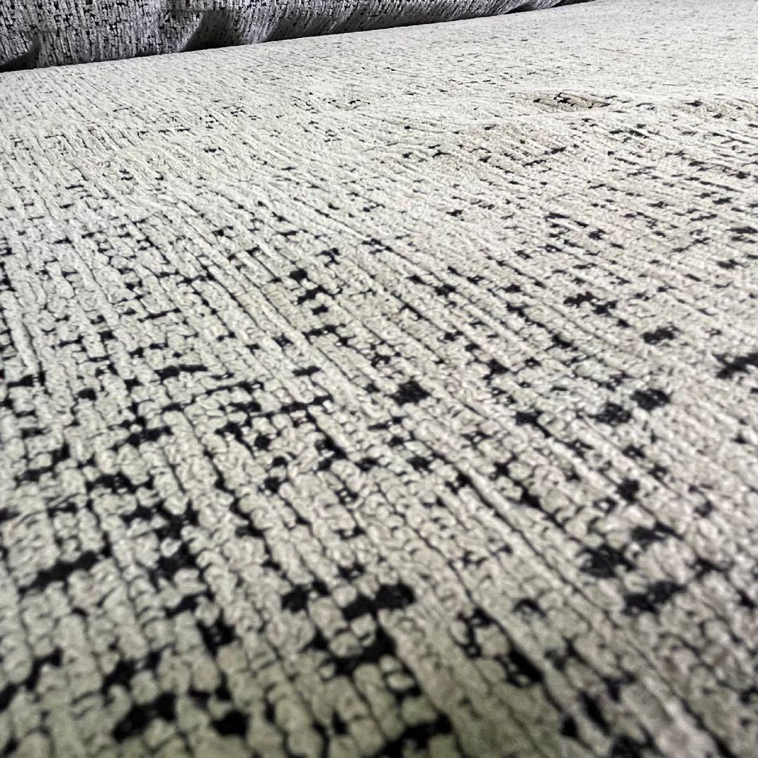 Keyuca ケユカ 木製アームラブソファ 2人掛け　ミックスグレー