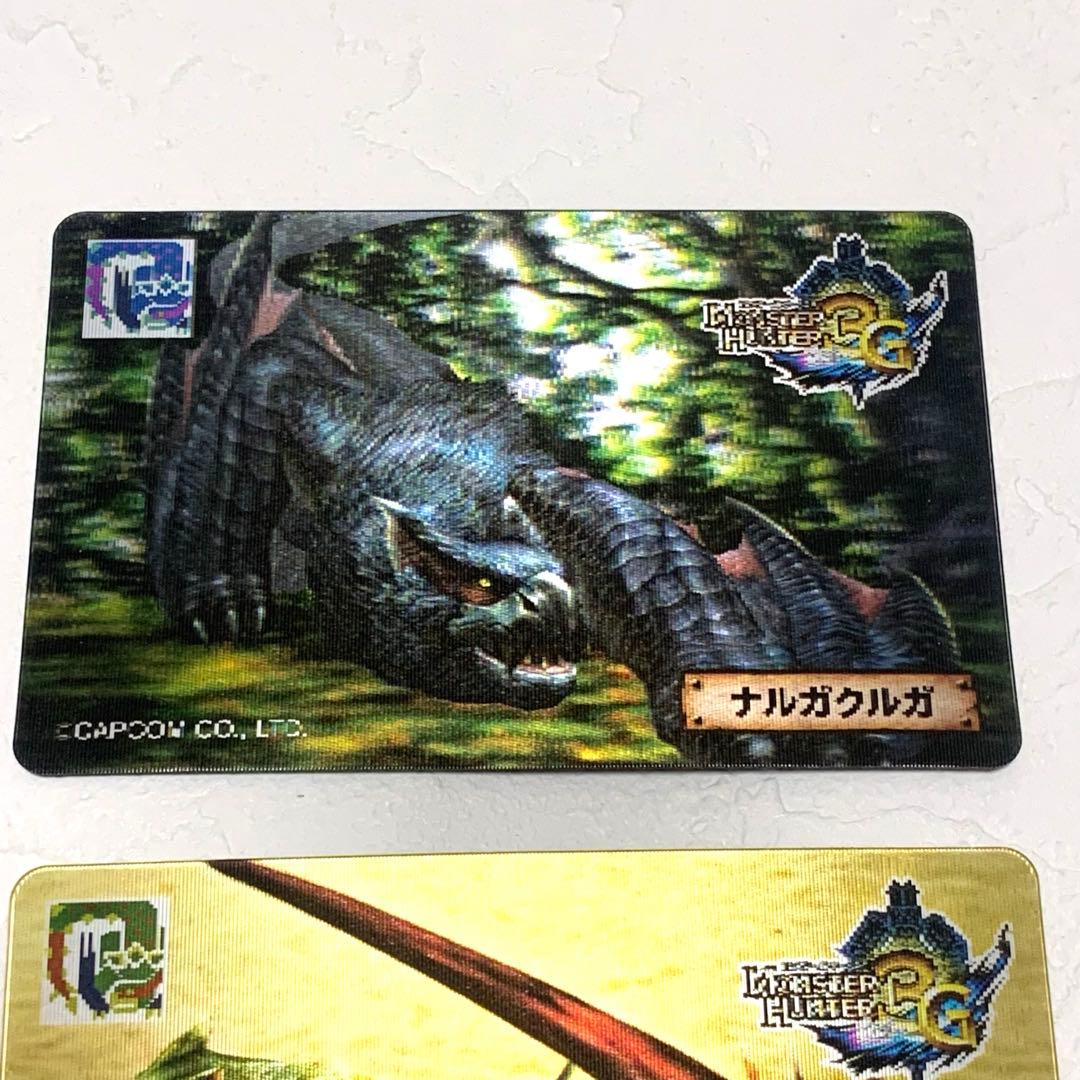 モンスターハンター 3G 3Dカード 6枚 食玩 グラフィック 立体的