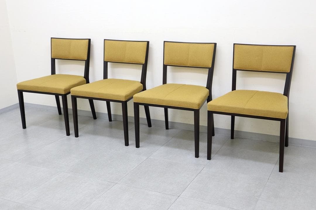 B③4脚セット 美品 TIME&STYLE ダイニングチェア 椅子 旭川家具