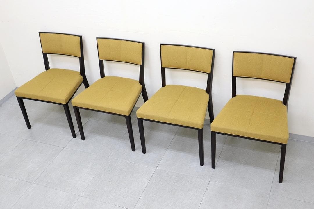 B③4脚セット 美品 TIME&STYLE ダイニングチェア 椅子 旭川家具